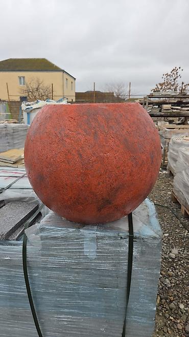 мох: Beton dekorativ çiçək dibçəkləri – Material: yüksək möhkəmliyə malik — 7