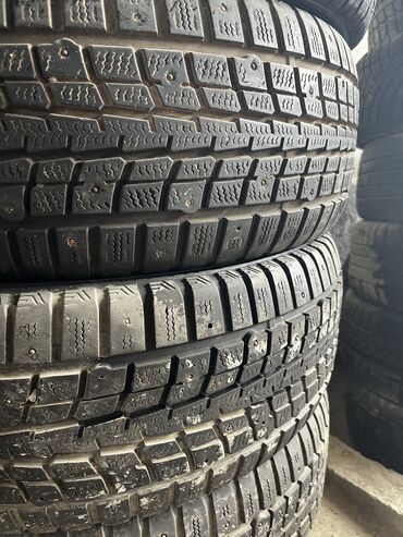 шипованные шины б у: Шиналар 235 / 55 / R 18, Winter stud, Колдонулган, Комплект, Жеңил унаалар, Dunlop