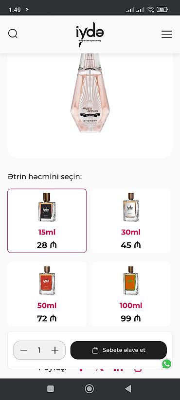 Ətriyyat: Məhsul: Givenchy Ange ou Démon Le Secret – qadın ətiri (EDP) 50ml dir — 2