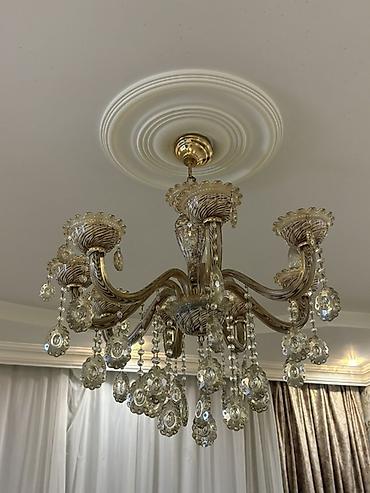 qara sam: Çılçıraq, 6 lampa, Şüşə — 1