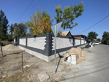 Заборы из пескоблока: Заборы из пескоблока — 1