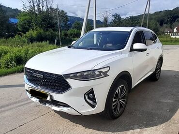 где купить машину дешевле: Белый кроссовер Haval на зимних колесах с современным дизайном