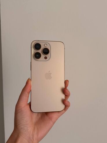 iphone 13 оригинал: IPhone 13 Pro, Б/у, 128 ГБ, Золотой, Чехол, Кабель, Защитное стекло, 75 %