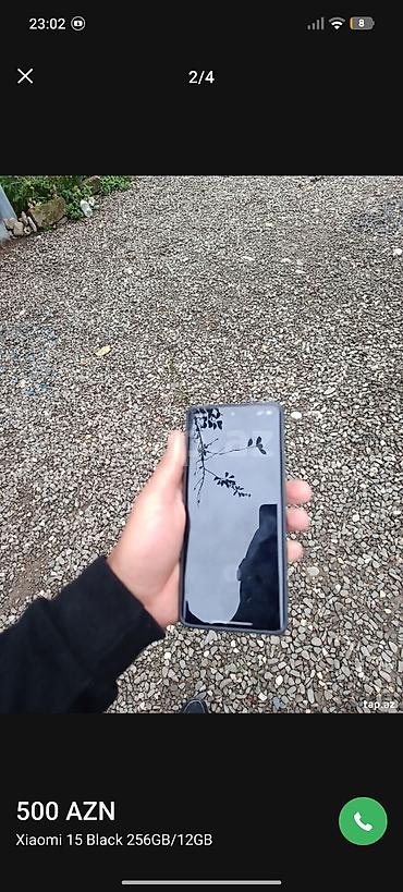 meta quest 3s qiymeti: Xiaomi 15, 256 GB, rəng - Qara, 
 Barmaq izi — 2