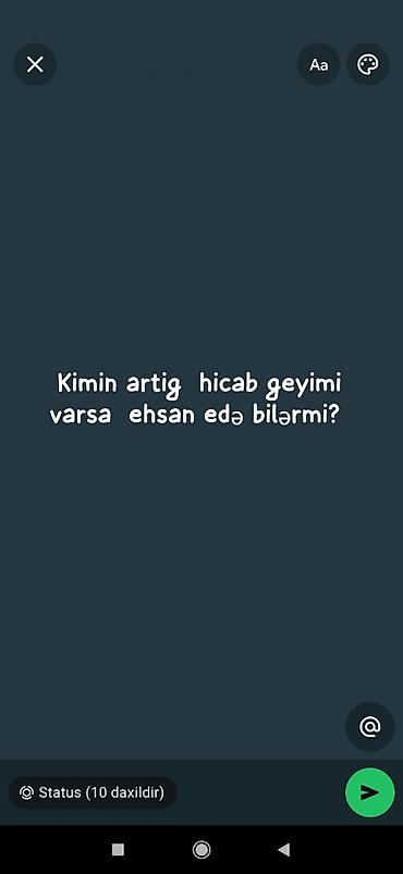 hicab geyimi: Xeyriyyə üçün hicab geyimi axtarışı Məzmun: Artıq istifadə olunmayan — 1