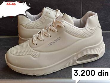 Women's Sneakers and athletic shoes: Patike Skechers brenda, dostupne u beloj i crnoj boji, sa đonom — 5