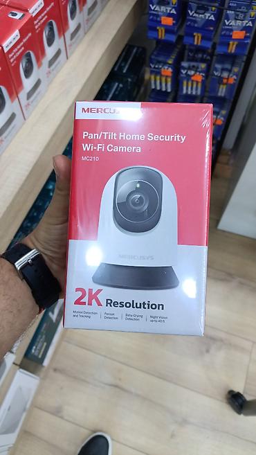 kamera ev ucun: Mercusys MC210 Pan/Tilt Home Security Wi‑Fi Kamera - 2K (QHD) görüntü — 1