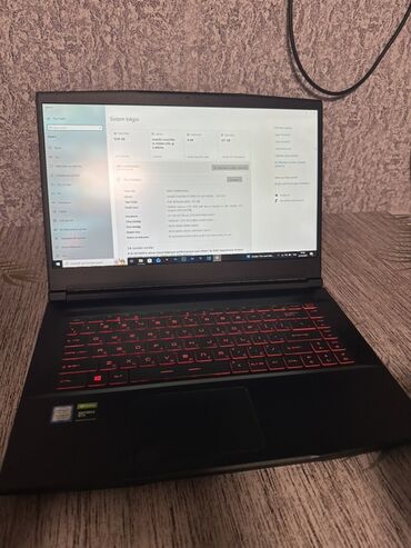 ram ddr4: MSI GF63 Thin 9SCXR oyun noutbuku İşlənmiş( real alıcıya endirim