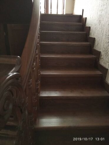 Обшивка лестниц: Лестницы Двери на любой вкус. Массив Карагач. Орех. Сосна. Дуб — 3