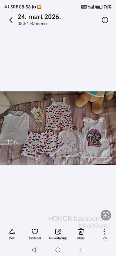 Paketi dečije odeće: 116 Paketić dečijih haljina/suknji 116 su sve veličine Sve je 6 godina — 5