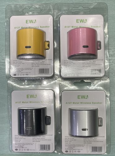 барные стулья со спинкой: EWA A127 Metal Wireless Speaker Металлический беспроводной динамик