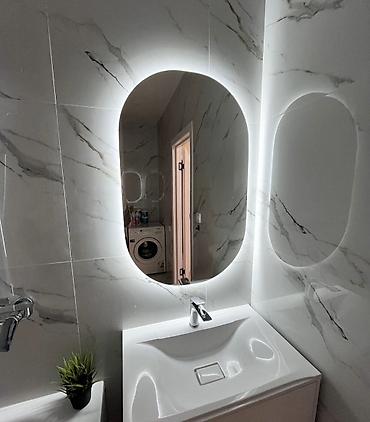 Зеркала: ЗЕРКАЛО С ПОДСВТЕКОй. Доступные цены, краткие сроки изготовления at lalafo.kg — 11 Зеркала: ЗЕРКАЛО С ПОДСВТЕКОй. Доступные цены, краткие сроки изготовления — 11