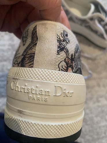 adidas campus: Кеды Christian Dior - Модель низкие на шнуровке, с резиновым носком — 5