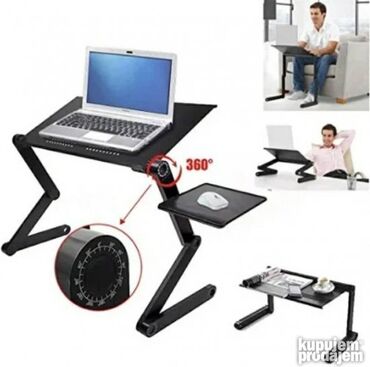 Računari, laptopovi i tableti: Radni sto za lap-top Sto za lap top sklopivi sto sa Kulerom Sto za
