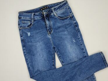 spodnie jeansy dzwony damskie: Jeansy damskie, S