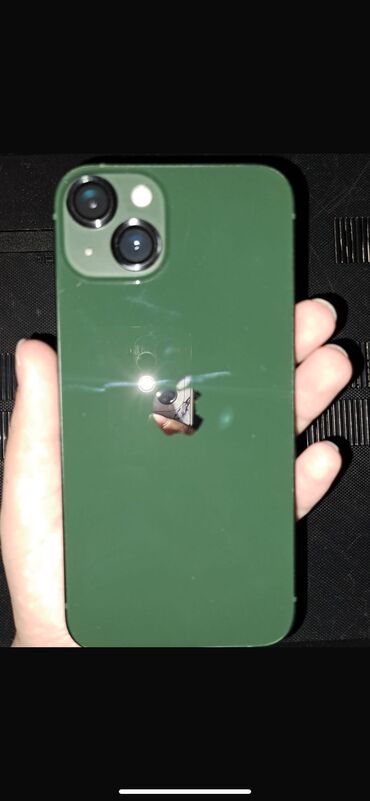 iphone 13 qiymetleri: IPhone 13, 128 ГБ, Зеленый, Отпечаток пальца, Face ID