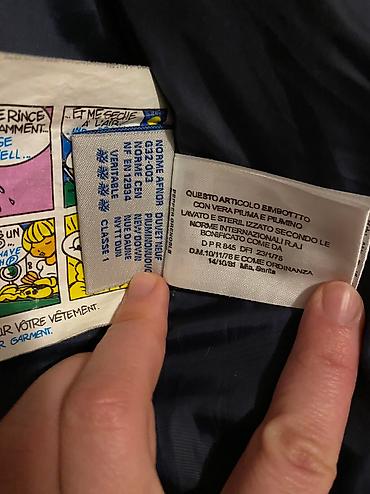 Jakne, kaputi i prsluci: MONCLER perijana jakna 5 6 godina Moze za devojcice i za decake Teget — 8