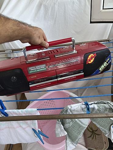 boombox: Kasetderi var . NOVA RX-561AR portativ stereo radio və ikili kaset — 3