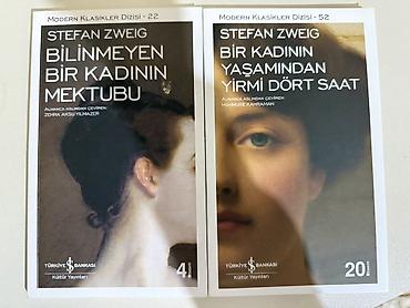 Bədii ədəbiyyat: Hər iki kitab çox yaxşı vəziyyətdədir, bəzi cümlələrin altı xətıənib — 1
