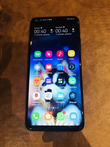 uguz telefon: Huawei Nova Y70, 128 GB, rəng - Qara, Sensor, Sənədlərlə, İki sim kartlı