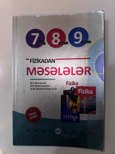 Kitablar, jurnallar, CD, DVD: Fizika məsələlər kitabı (7,8,9 sinif ) yeni nəşr Wp vasitəsi ilə