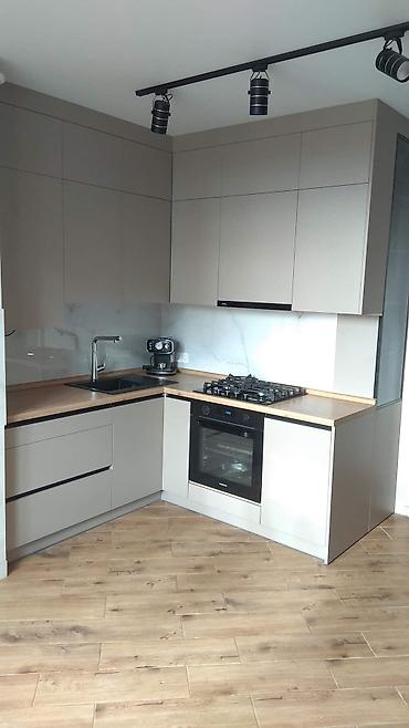 Кухонные гарнитуры: Кухонный гарнитур, Новый, цвет - Серый, ДСП, Бесплатная доставка — 34