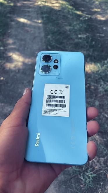 хаммер телефон: Redmi, Redmi Note 12, Б/у, 128 ГБ, цвет - Голубой, 2 SIM — 2