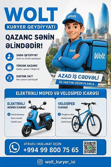 bakı göyçay avtobus: Sürücü-kuryer tələb olunur, Nəqliyyat təmin edilir, Gündəlik ödəniş, Təcrübəsiz — 1