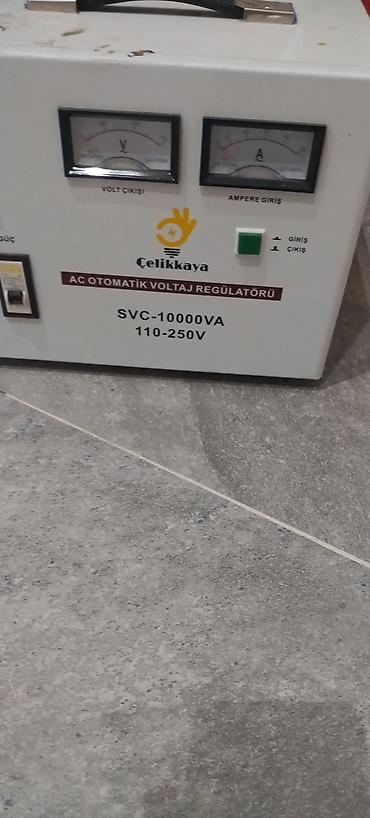 Çelikkaya AC Avtomatik Voltaj Regülatörü – SVC-10000VA (110–250V) lalafo.az -da Çelikkaya AC Avtomatik Voltaj Regülatörü – SVC-10000VA (110–250V)