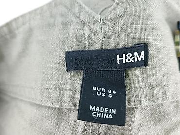zara basic: H&M, Spodnie materiałowe damskie, rozmiar XS — 4