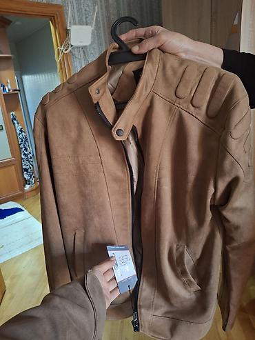 brend kurtka: Мужская куртка, Замшевая, Осенняя, 2XL — 2