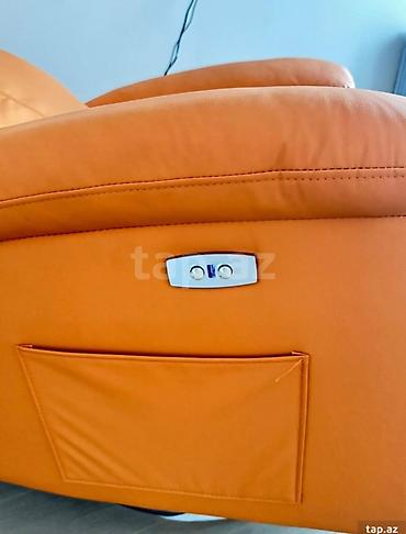 delfin masaj: Premium elektron masajlı Recliner kreslo – 360° fırlanan və yellənən — 2