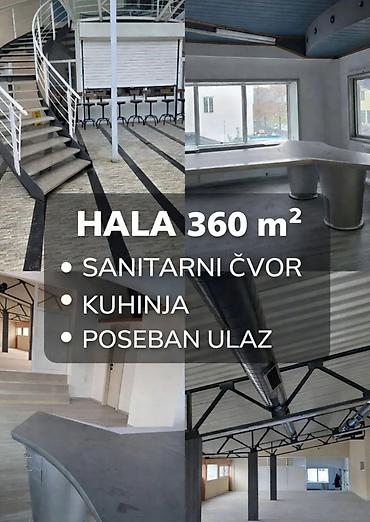 kuce beograd: IZDAJE SE HALA – GORNJA ETAŽA 360m² i PRIZEMLJE 160m² Izdaje se — 1