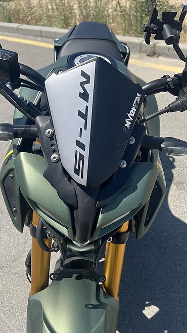 motocikl: Yamaha mt-15 2025-ci il Binada yaşadığım və qarajım olmadığı üçün — 5