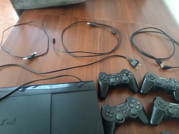 ps3 qiymeti kontakt home: Plesteşın 3 slim içində hazır 45 ədəd oyun var konsollar üstündə