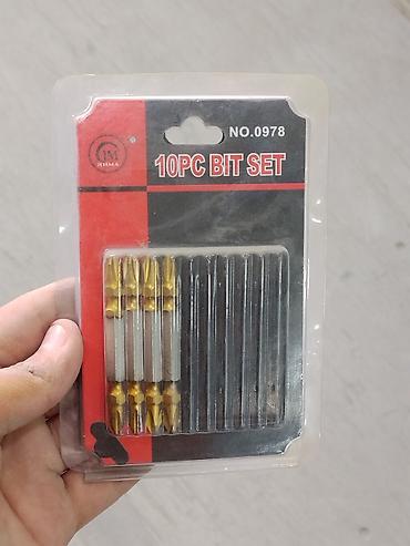 Набор бит 10 шт. (10PC BIT SET), модель No.0978. - Универсальные биты at lalafo.kg Набор бит 10 шт. (10PC BIT SET), модель No.0978. - Универсальные биты