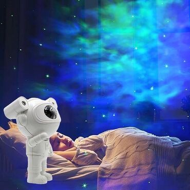 рискуя собственной шкурой: Ночник проектор звездного неба Космонавт с колонкой – превратите свою