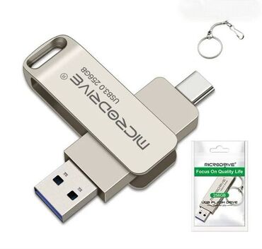 Noutbuklar üçün örtük və çantalar: Flash kart 256 GB, USB 3.0, Yeni