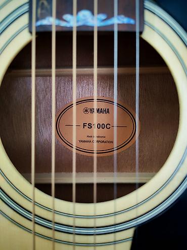 tc electronic: Акустическая гитара Yamaha Fs100c (форма фолк/концерт с вырезом) — 7
