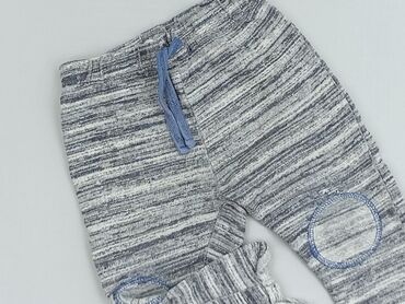 spodnie z prążkowanej dzianiny: Sweatpants, 6-9 months, condition - Good