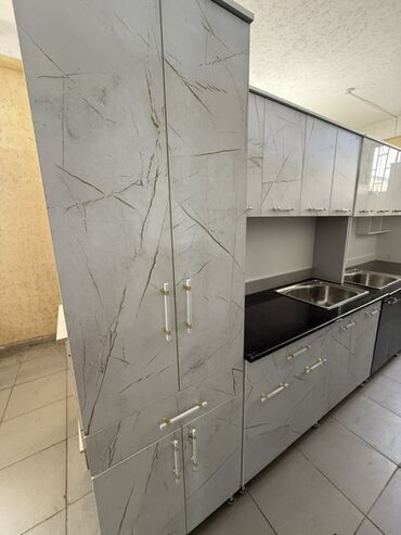 Кухонные гарнитуры: Кухонный гарнитур, Новый, цвет - Белый, Бесплатная доставка — 16