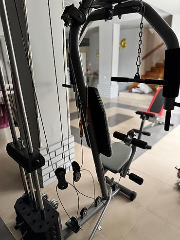 eliptik trenajor: Çoxfunksiyalı ev trenajoru – kabel və blok sistemi ilə - Tam bədən — 4