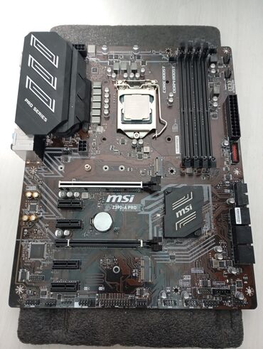 микрофоны игровые: Материнская плата, Б/у, MSI, LGA1151 v2, ATX, Для ПК
