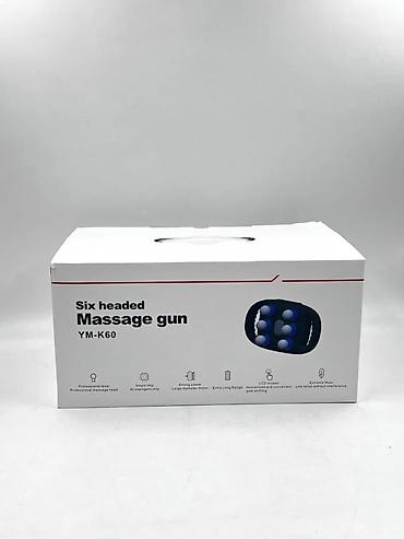 Masajorlar: Masaj aparatı 6 başlı 6 Başlıqlı Peşəkar Masaj Aparatı (Massage Gun) — 3