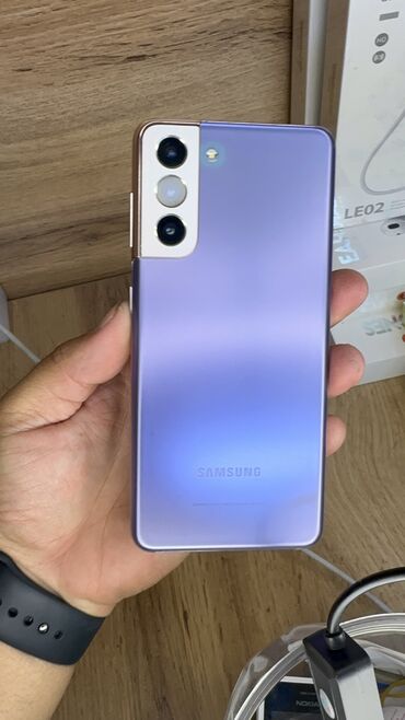 телефон сенсорный: Samsung Galaxy S21 5G, Б/у, 256 ГБ