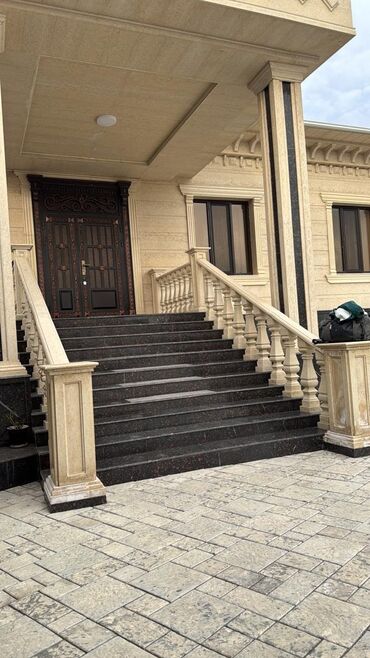 Фасадчики, отделочники: Фасад Сары таш Гранит сокол ступенька Балясина перила тумба бардык — 3