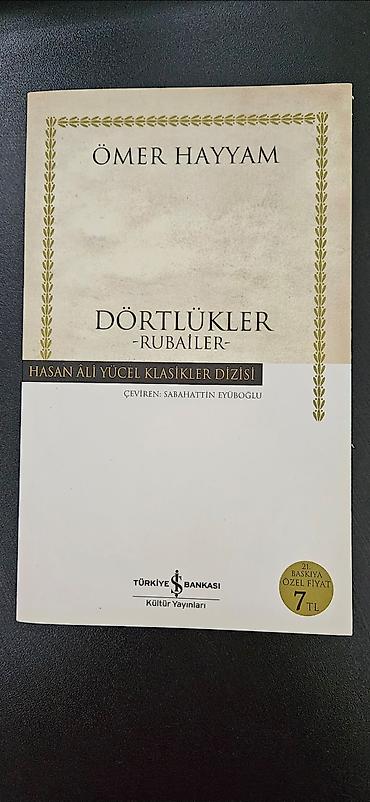 classi: Məhsul: Kitab – “Dörtlüklər (Rubailer)” Müəllif: Ömər Hayyam Seriya — 1