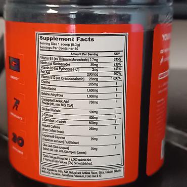 İdman və istirahət: Fitcode VS Versus Energy Pre-Workout – Cherry Limeade dadı Məhsulun — 2