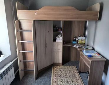 купить двухъярусную армейскую кровать бу: Срочно продается детская кровать Город в хорошем состоянии сверху