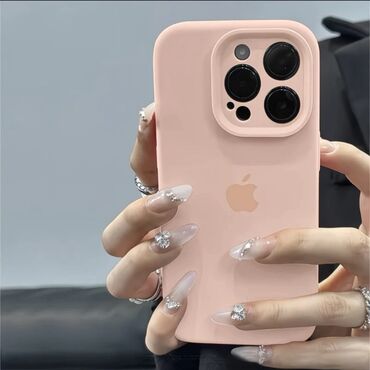 накладка на клавиатуру: Чехол на 15 pro Max(новый)😍 в нежно розовом цветепродаю так как